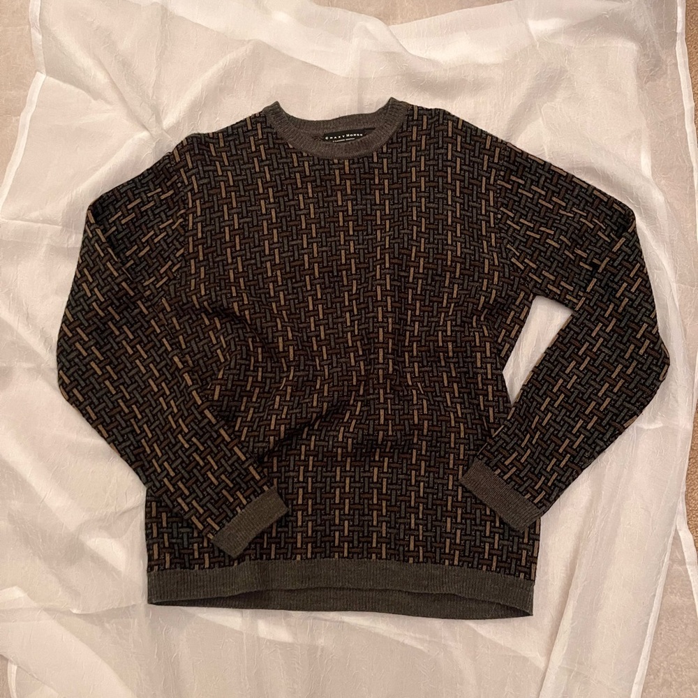 Green Wool Blend Sweater